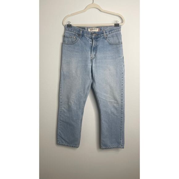 Levi’s 505 Regular Fit Jeans Men’s 30x30 Light Wash Straight Leg Denim Cotton - Picture 2 of 8